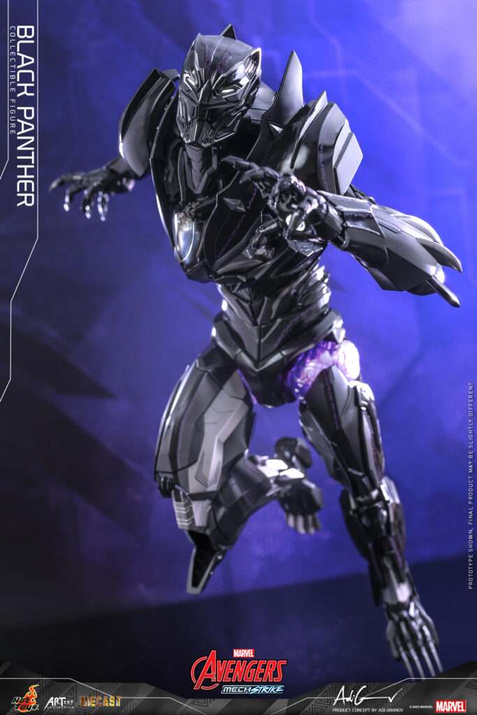 Marvel’s Avengers Mech Strike - Black Panther Collectible Figure Produktfoto.