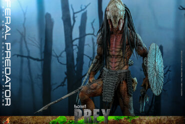 Produktfoto der Feral Predator Figur von Hot Toys zum Film Prey.