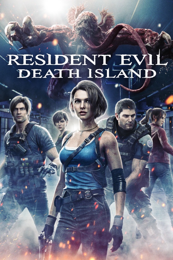 Cover des Films Resident Evil: Death Island von Sony Pictures.